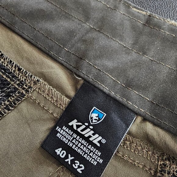 KUHL Mens Renegade Rock Pants, Tapered, Soft Shell, Green, Hiking, Climbing, 40 - Picture 7 of 11